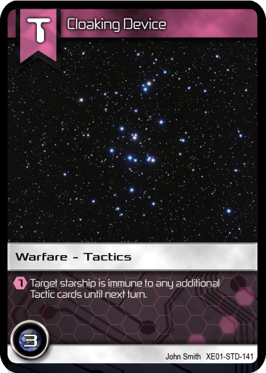 Sample Tactic card